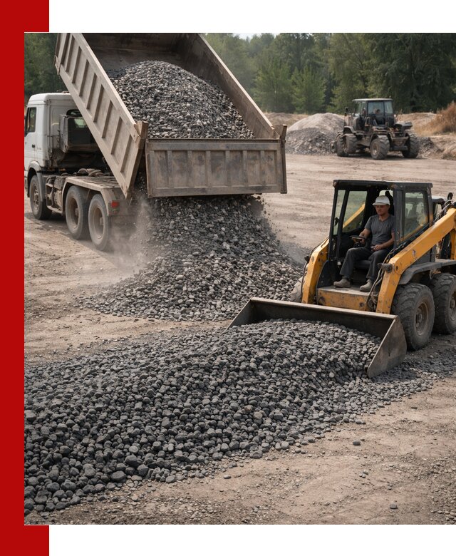 Гранитный щебень фракция 40-70 с доставкой в Невинномысске