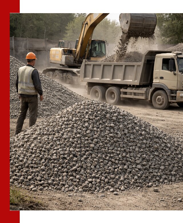 Шлаковый щебень фракция 5-20 с доставкой в Невинномысске