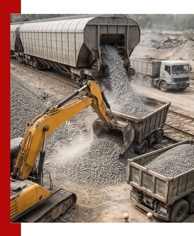 Доставка железнодорожного щебня в Невинномысске крупными партиями быстрого отгруза