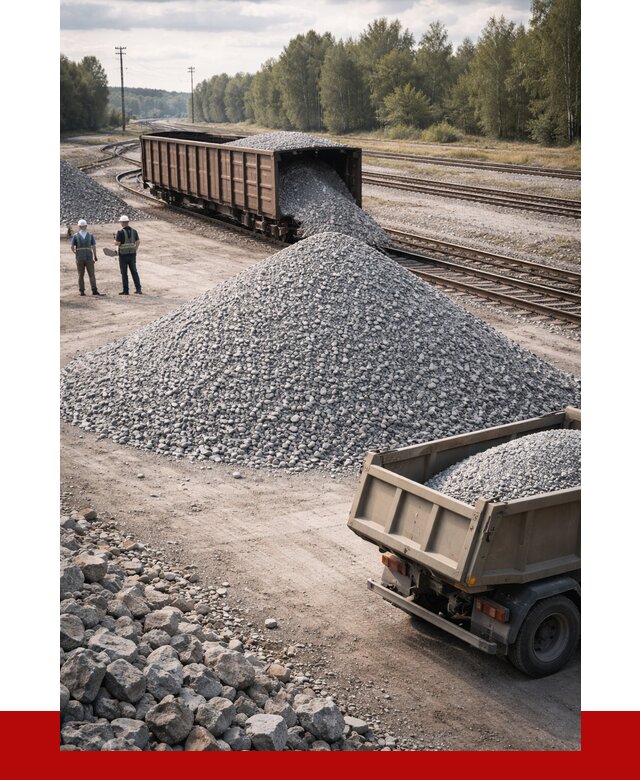 Железнодорожный щебень 20-60 в Невинномысске от 1739 р. | ПРОНЕРУДНвн