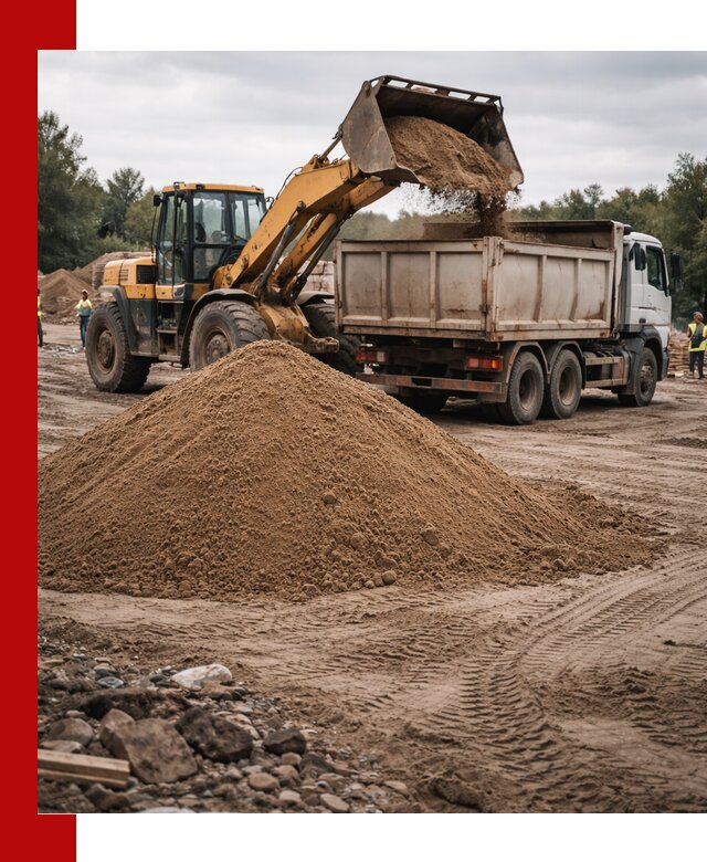 Доставка речного песка навалом в Невинномысске быстро и выгодно