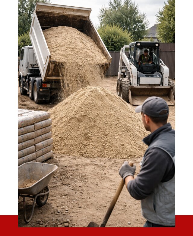 Мытый речной песок с доставкой в Невинномысске от 1483 р. | ПРОНЕРУДНвн