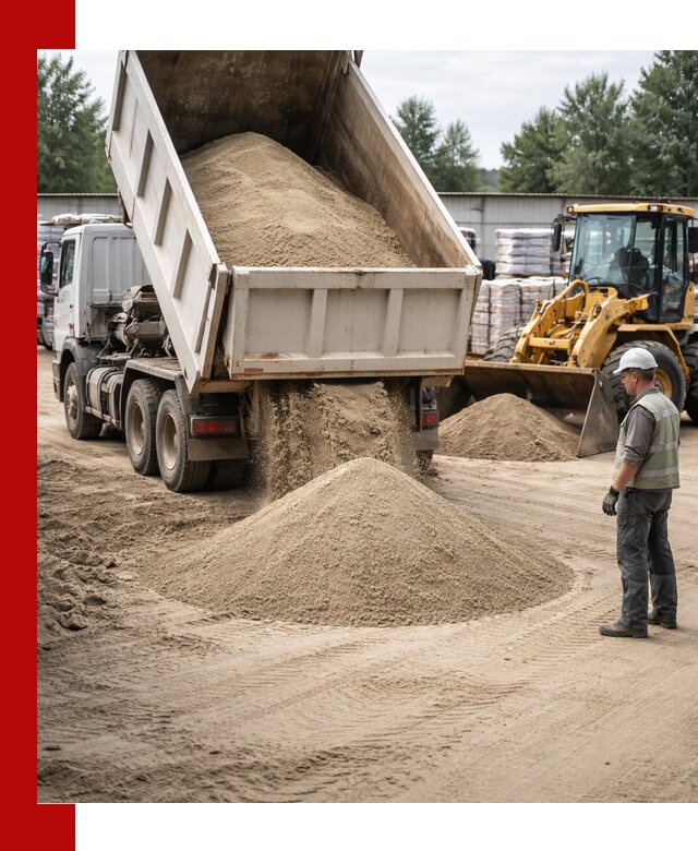Поставка и доставка песка для бетона в Невинномысске