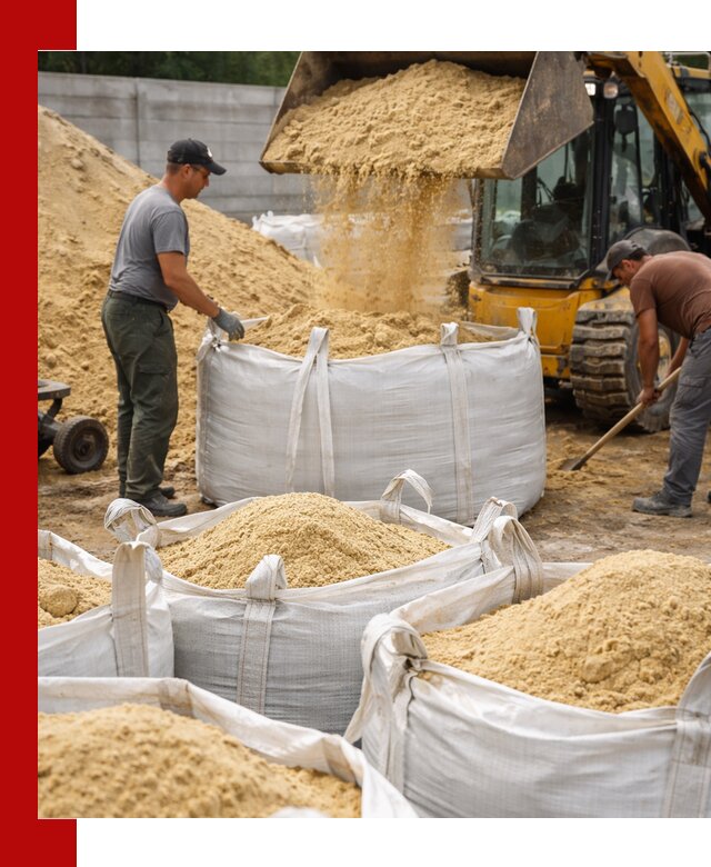Поставка качественного песка для кладки в Невинномысске