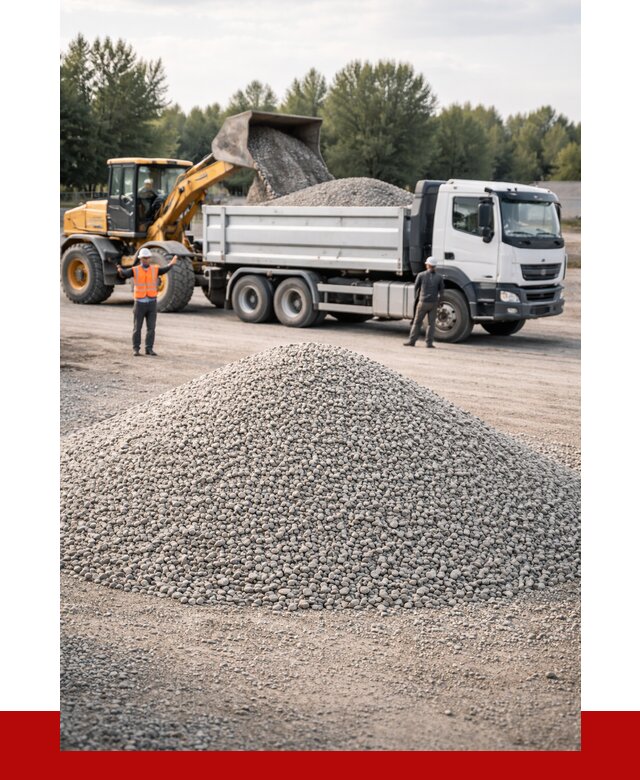 Купить мытый гравий в Невинномысске от 3580 р, доставка ПРОНЕРУДНвн