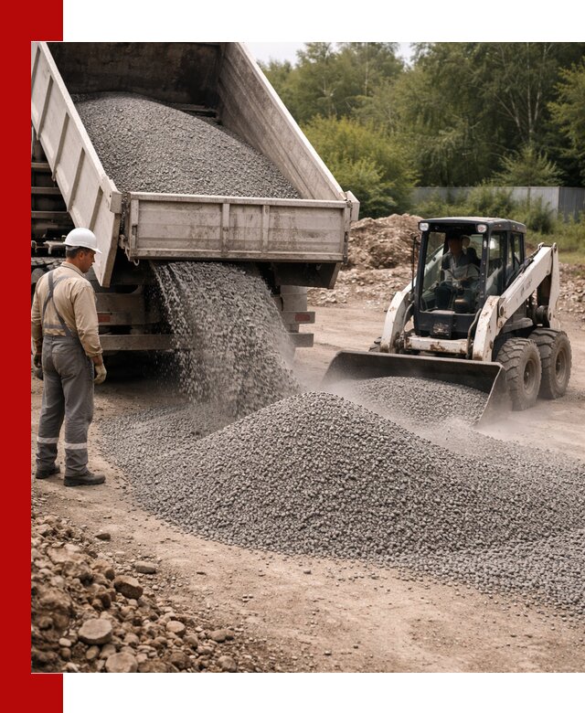 Доставка гравийного отсева 0-5 в Невинномысске оптом и в розницу