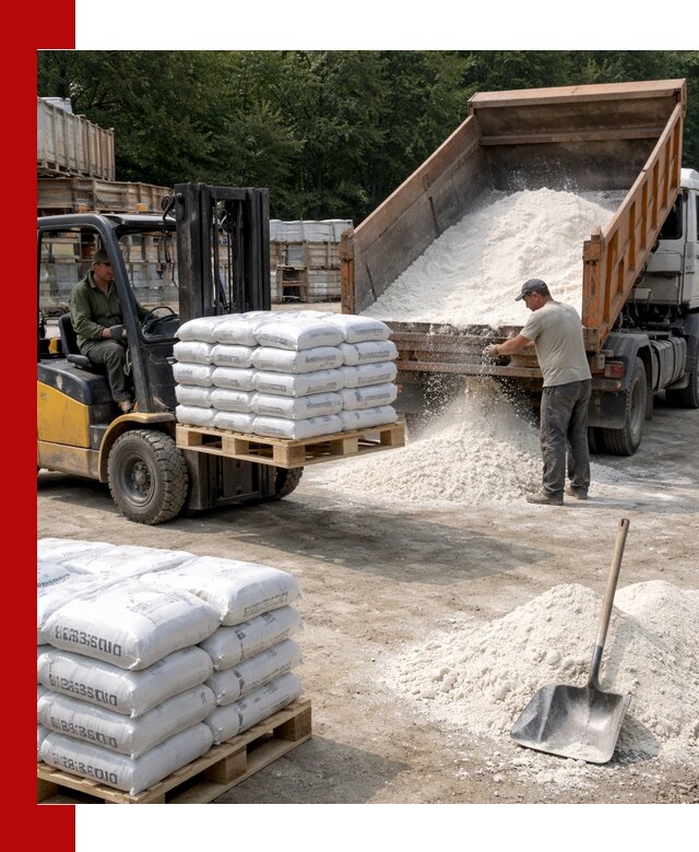 Доставка строительной извести оптом и в розницу в Невинномысске