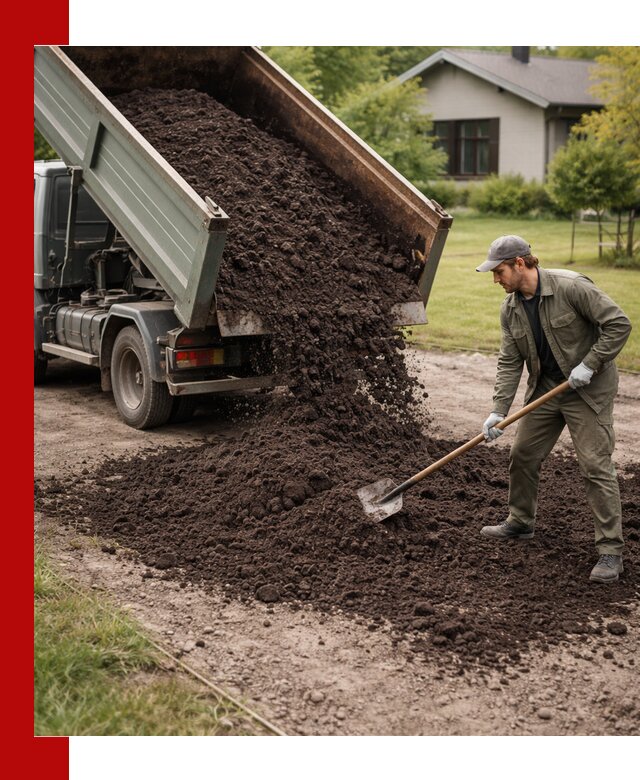 Чернозем для газона с доставкой в Невинномысске быстро и качественно