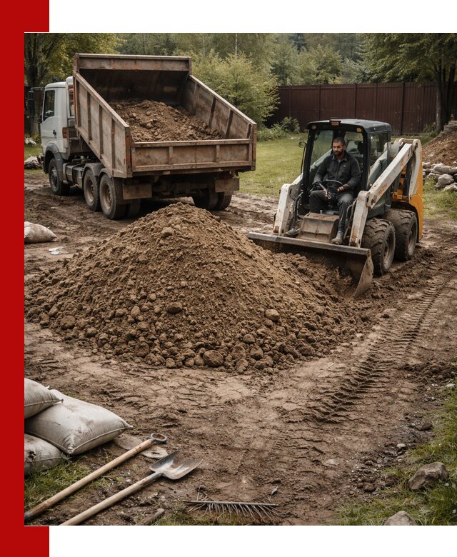 Суглинок для планировки участков в Невинномысске с доставкой и выгрузкой