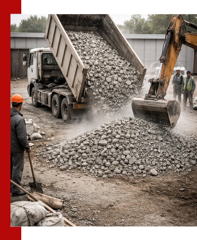 Доставка дробленого бетона в Невинномысске оптом и в розницу