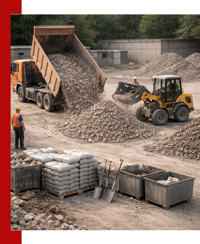 Вторичные материалы для отсыпки в Невинномысске — поставка и доставка