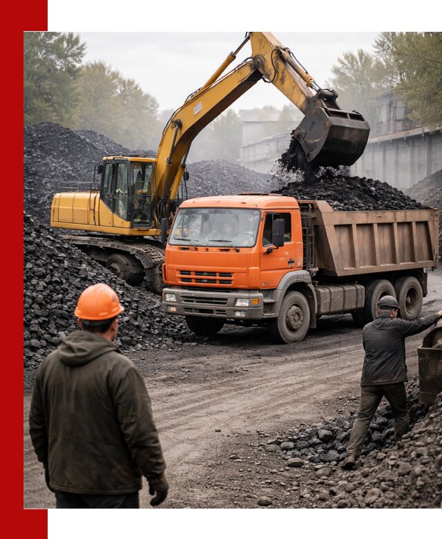 Доставка угля автотранспортом в Невинномысске быстро и выгодно
