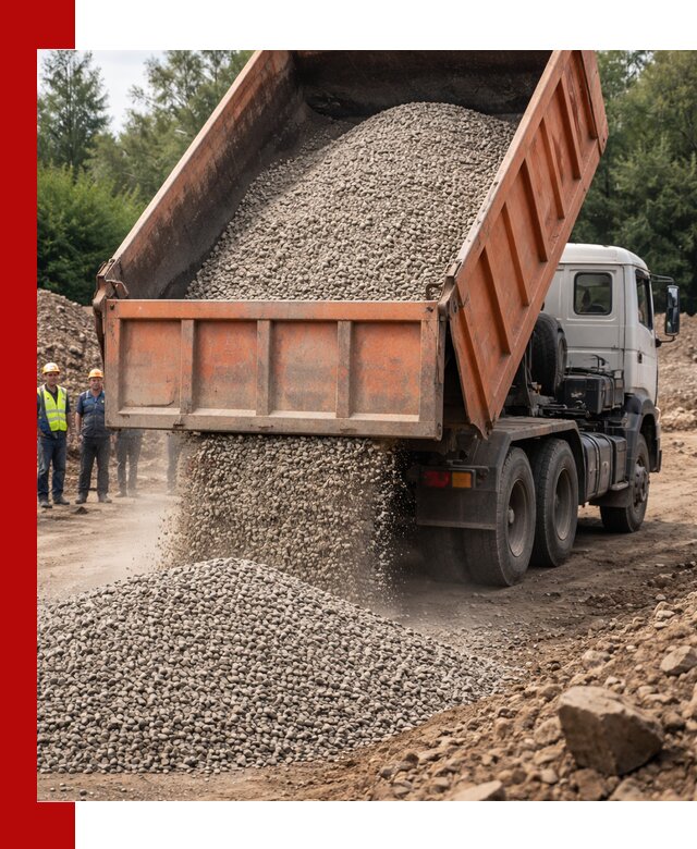 Доставка сыпучих материалов самосвалом в Невинномысске быстро и надежно