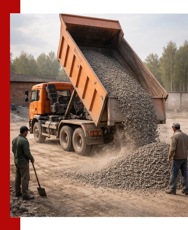 Доставка самосвалом 20 м3 в Невинномысске быстро и надежно