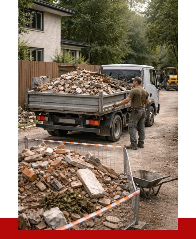 Вывоз строительного мусора с погрузкой в Невинномысске от 7672 р | ПРОНЕРУДНвн