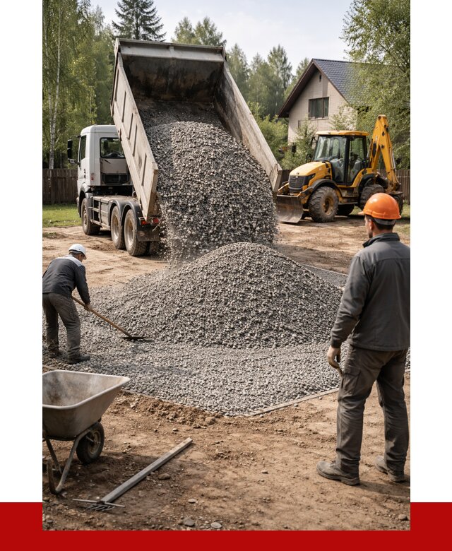 Отсыпка участка щебнем в Невинномысске от 6649 р. ПРОНЕРУДНвн