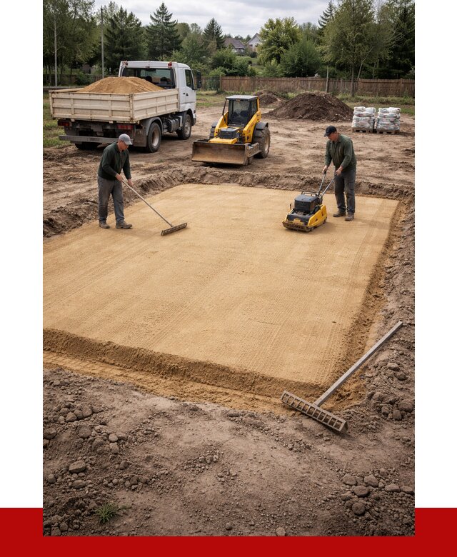 Устройство песчаной подушки в Невинномысске от 4603 р. ПРОНЕРУДНвн